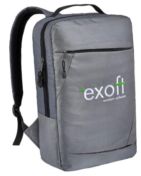 Наплічник для ноутбука модель: 15 дюймів колір: сірий Замовник: компанія EXOFT