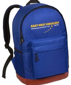 Рюкзак міський модель: Megapolis колір: яскраво-синій Замовник: East West Eurolines