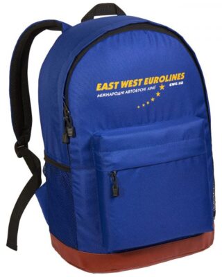 Рюкзак міський модель: Megapolis колір: яскраво-синій Замовник: East West Eurolines