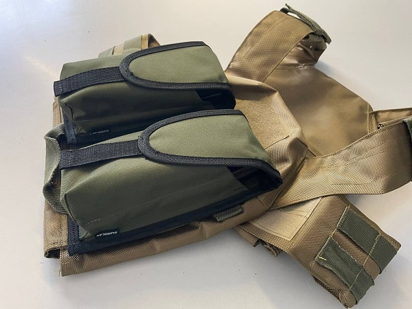 Підсумок для зберігання 2-х магазинів АК колір олива 6 Підсумок для зберігання 2-х магазинів АК колір олива