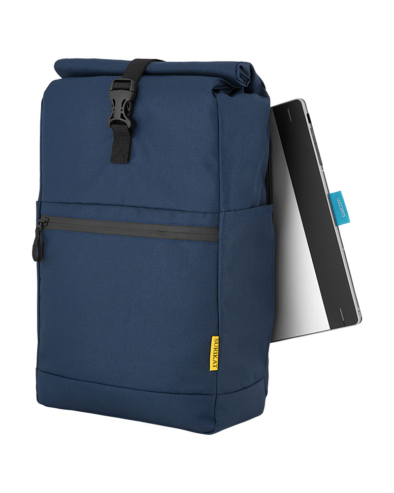 Рюкзак ролтоп модель: Ikar колір: темно-синій 2 Рюкзак ролтоп модель: Ikar колір: темно-синій