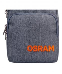 Сумка на плече модель: Sling колір: сірий меланж з помаранчевим Замовник: Osram