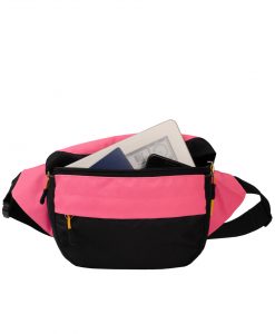 Поясна сумка Surikat модель: Tornado колір: чорно-рожевий