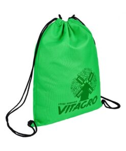 Багатофункціональний рюкзак-мішок колір: салатовий замовник: компанія Vitagro