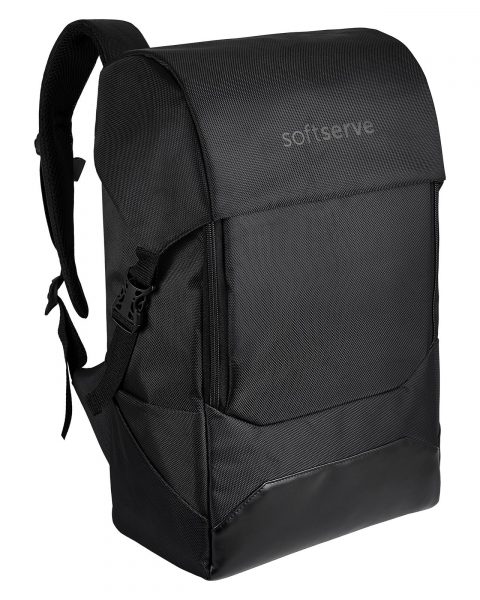 Рюкзак міський модель: Travel колір: чорний Замовник: компанія SOFTSERVE
