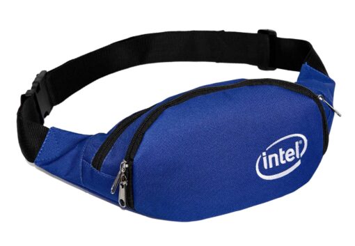 Поясна сумка модель: Banan колір: яскраво-синій Замовник: компанія Intel