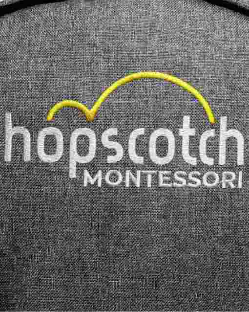 Рюкзак міський модель: City Колір: сірий меланж Замовник: Hopscotch Montessori 2 Рюкзак міський модель: City Колір: сірий меланж Замовник: Hopscotch Montessori - Зображення 2