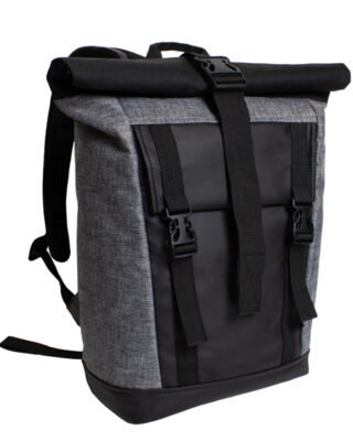 Рюкзак ролтоп модель: Grade колір: сірий меланж з чорним