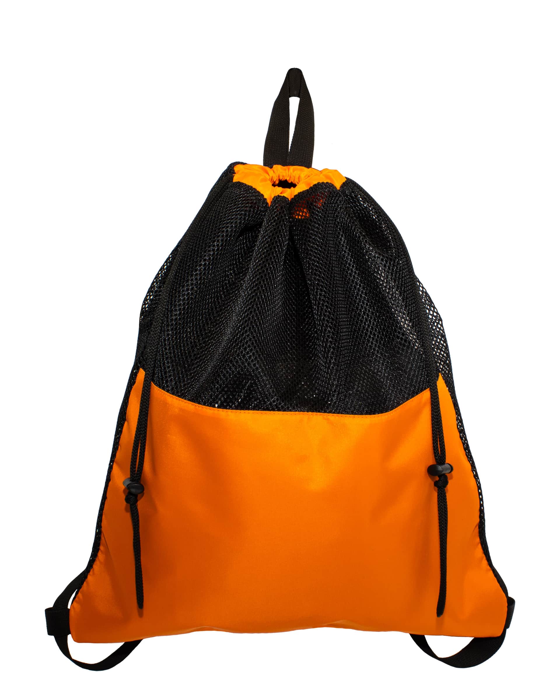 Рюкзак-мішок Surikat Mesh колір: чорний з помаранчевим