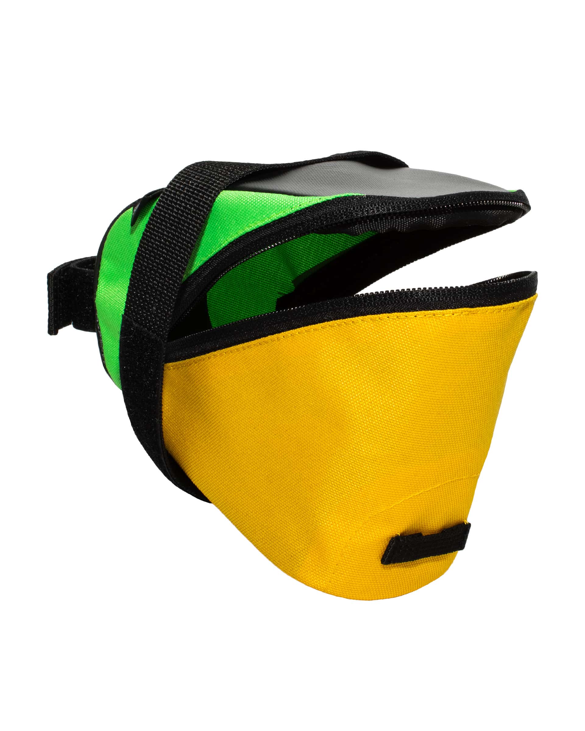 Велосумка під сідло Surikat модель Bike Bag L жовто-салатова 5 Велосумка під сідло Surikat модель Bike Bag L колір жовто-салатовий