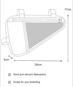 Велосумка Surikat Triangle Bag Velcro нанесення