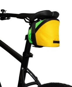 Велосумка під сідло Surikat модель Bike Bag L колір жовто-салатовий