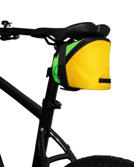 Велосумка під сідло Surikat модель Bike Bag L колір жовто-салатовий