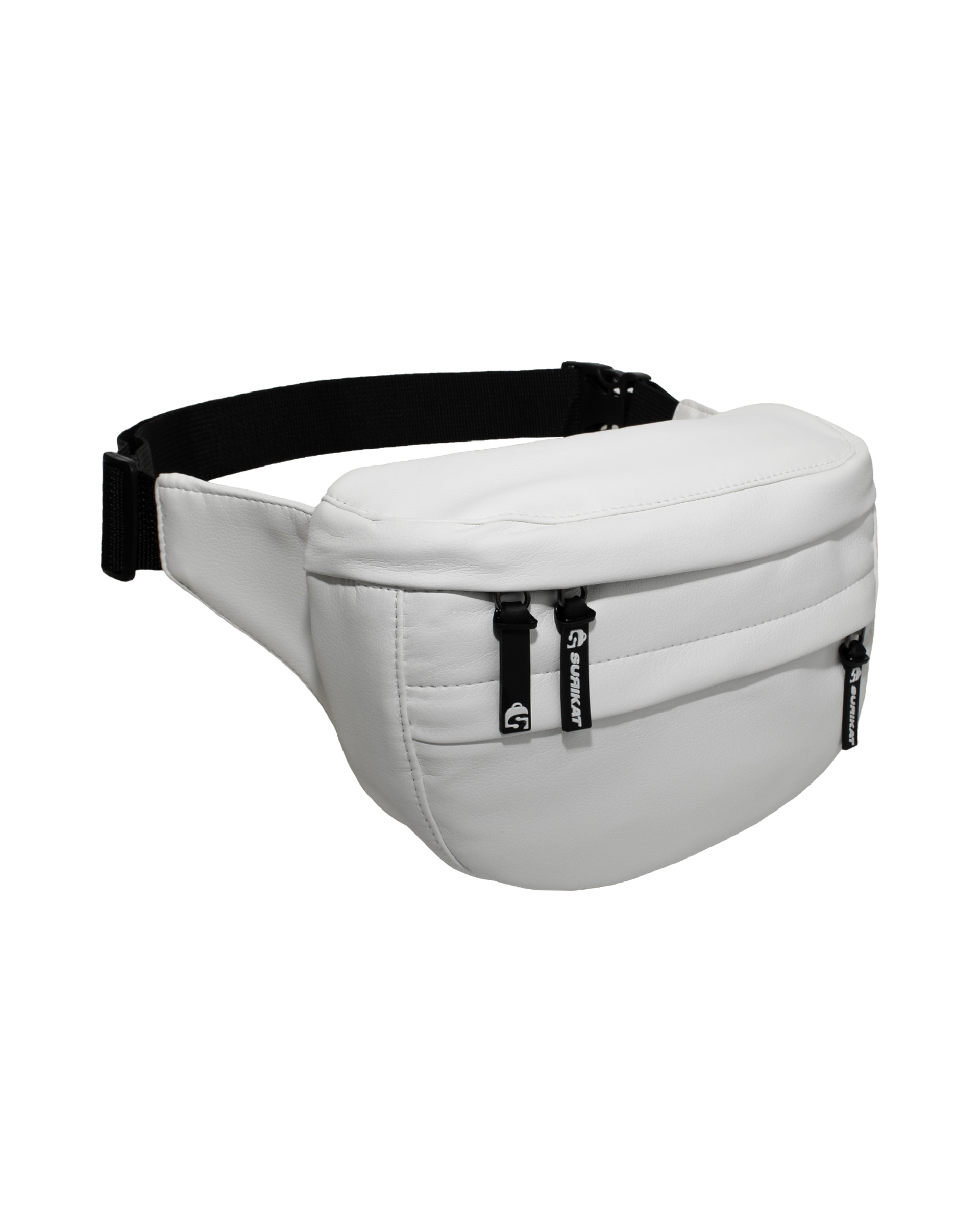Поясна сумка Surikat модель: Tornado колір: білий екошкіра 1 Поясна сумка Surikat модель: Tornado колір: білий екошкіра