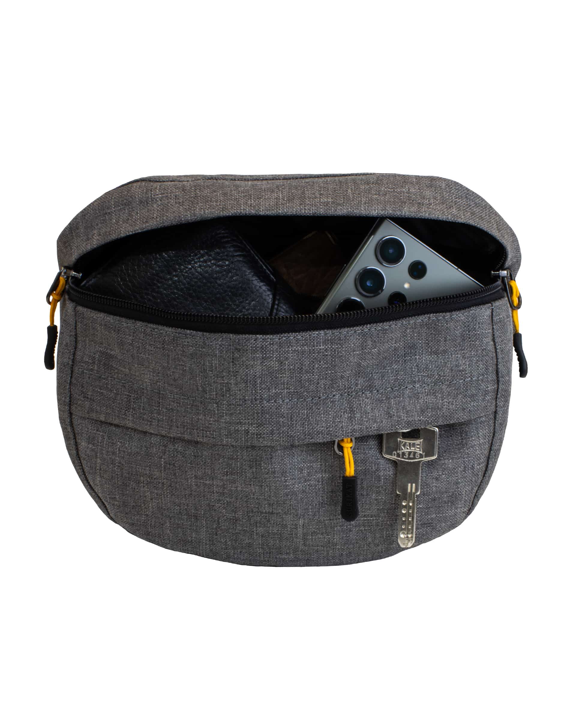 Поясна сумка Surikat модель: Tornado колір: сірий меланж 3 Поясна сумка Surikat модель: Tornado колір: сірий меланж