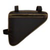 Велосумка під раму Surikat Triangle Bag Ripstop колір: чорно-золотий