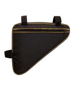 Велосумка під раму Surikat Triangle Bag Ripstop колір: чорно-золотий
