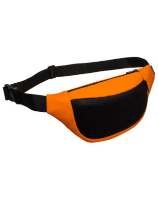 Поясна сумка Surikat модель: Smile Velcro колір: помаранчевий екошкіра