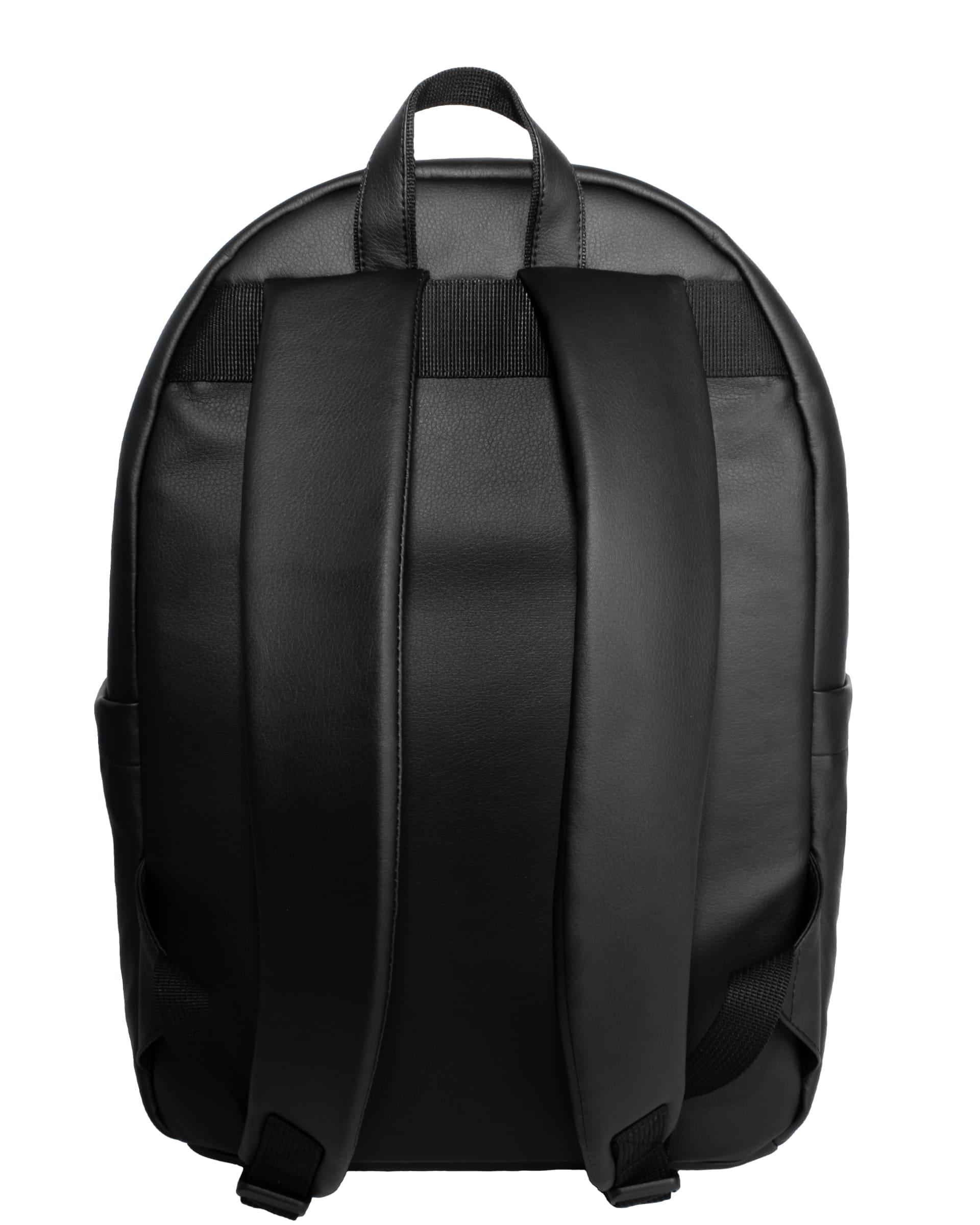 Рюкзак міський Zephyr Velcro чорний екошкіра