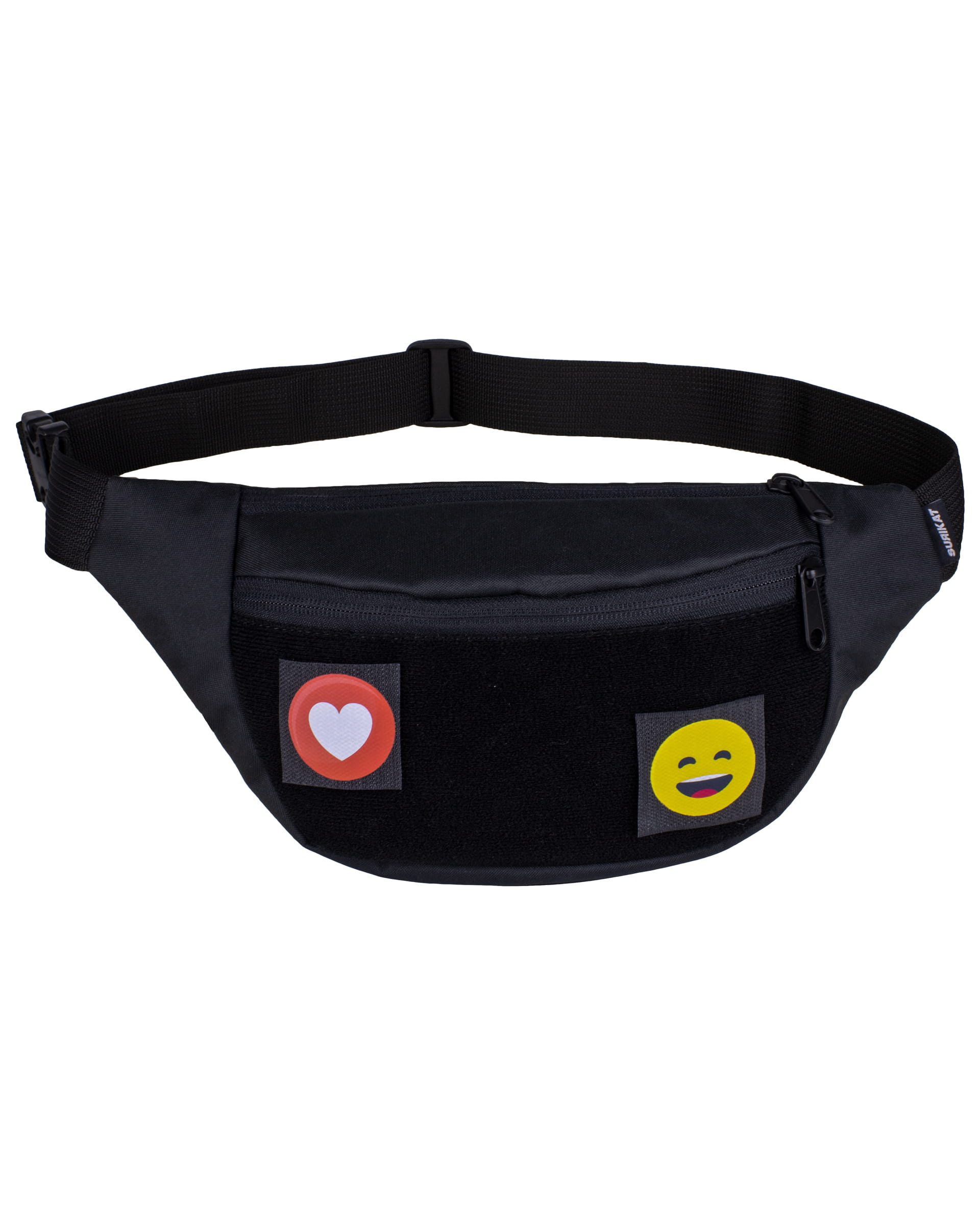 Поясна сумка Surikat модель: Smile Velcro колір: чорний