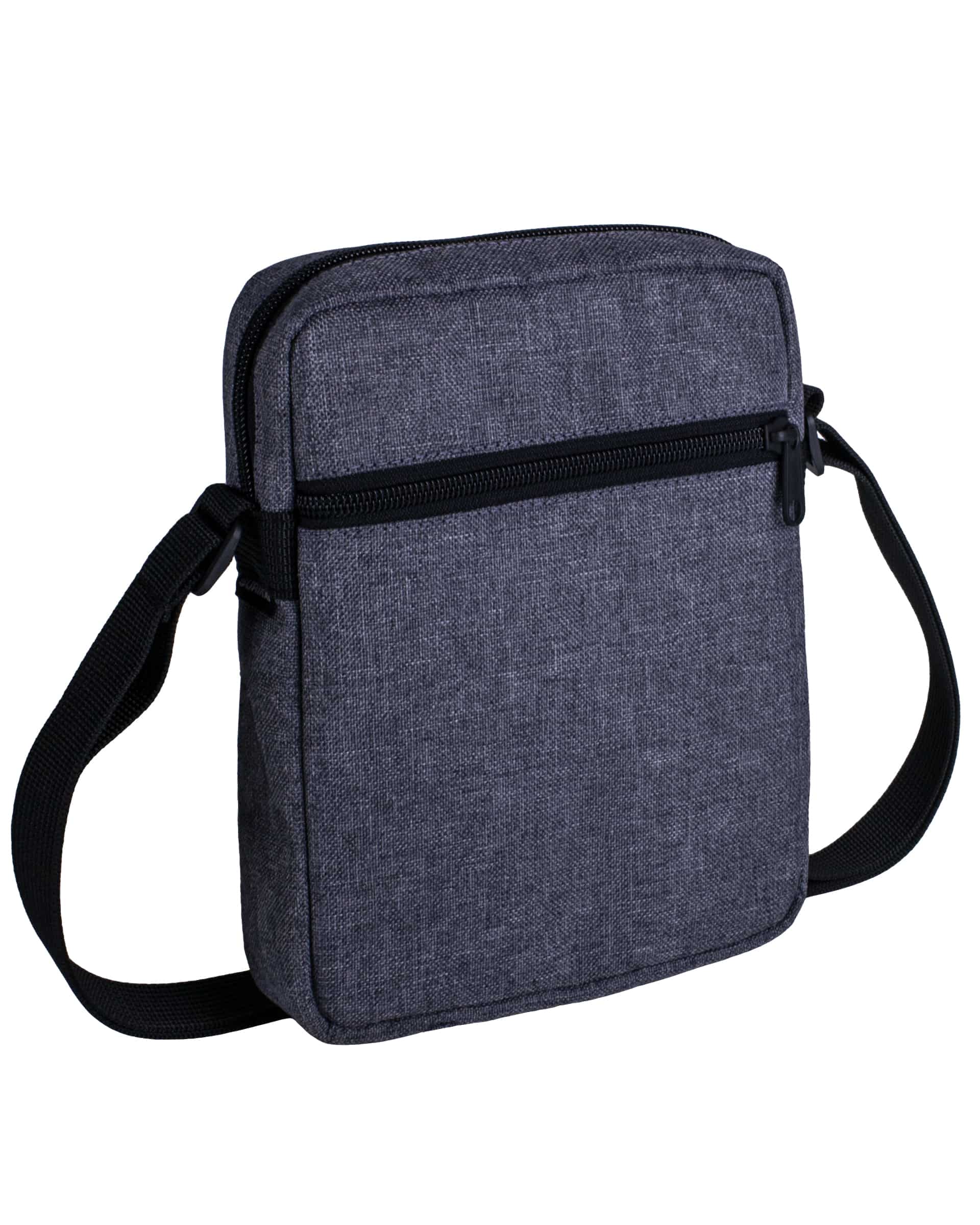 Сумка на плече модель: Rock Velcro колір: сірий меланж