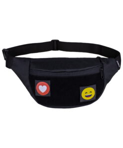 Поясна сумка Surikat модель: Smile Velcro колір: чорний