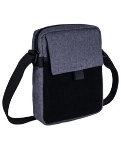 Сумка на плече модель: Rock Velcro колір: сірий меланж