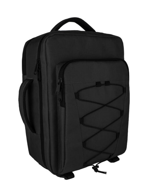 Дорожній рюкзак для ручної поклажі модель: Aero колір: чорний 1 Дорожній рюкзак для ручної поклажі модель: Aero колір: чорний